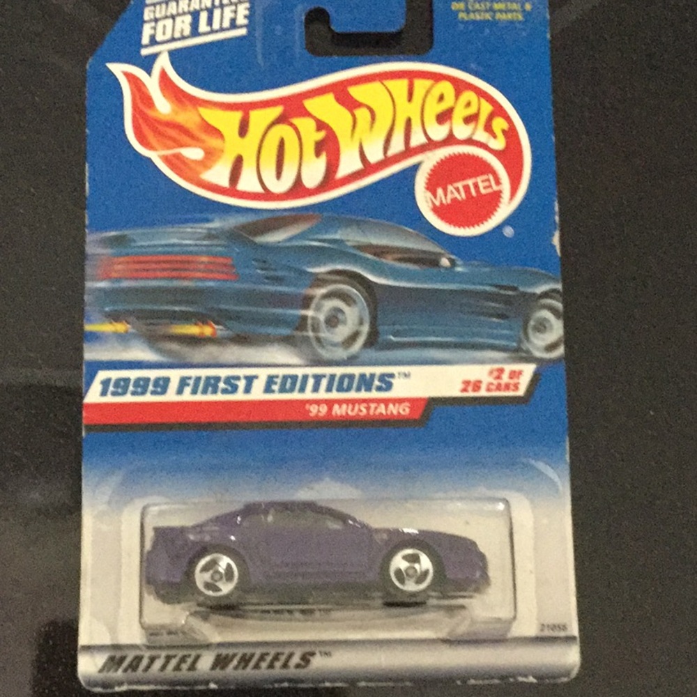 Hot Wheels ,1999 First Edition, 99 Mustang, Purple
